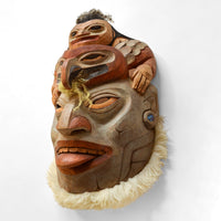 Young Shaman Old Eagle - Red Cedar Mask