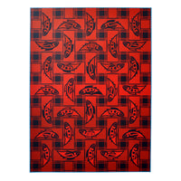 Salmon Blanket Design - Framed Limited Edition Print