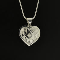 Weaving - Silver Pendant