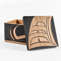 Abstract Killerwhale - Bentwood Box
