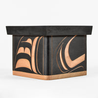 Abstract Killerwhale - Bentwood Box