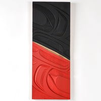 Ravens - Red Cedar Panel