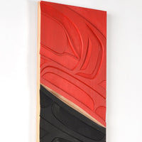 Ravens - Red Cedar Panel