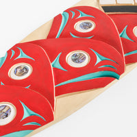 Thunderbird, Killerwhale and Salmon - Yellow Cedar Paddle