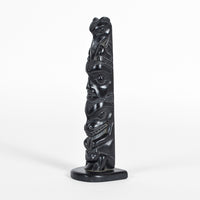 Raven, Salmon, Human, Bear - Argillite Pole