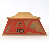 Killerwhale and Human - Red Cedar Canoe Box