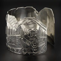 Earthquake - Silver Bracelet