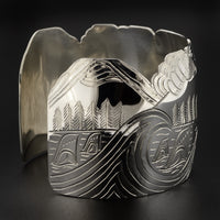 Earthquake - Silver Bracelet