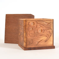 'In̓inyáx̱a7n tḵat yéw̓yews - Thunderbird Confronts Killerwhale' - 2017 Charity Box