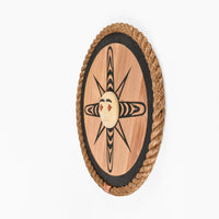 Sun - Red and Yellow Cedar Panel