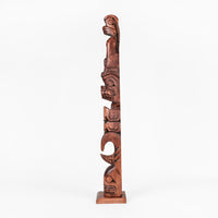 Eagle, Bear, Killerwhale - Yellow Cedar Pole