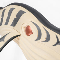 Humpback Whale - Yellow Cedar Sculpture