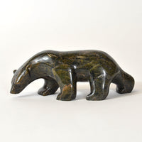 Walking Bear - Stone Sculpture
