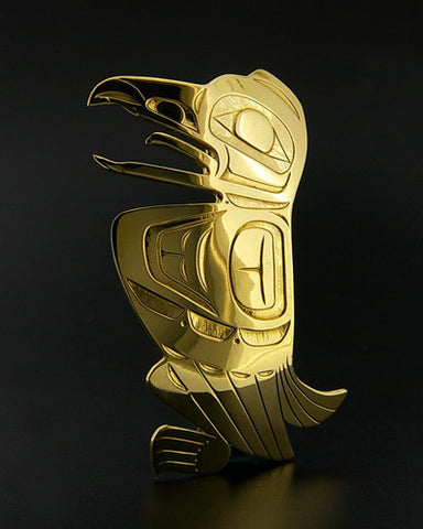 Raven - 18k Gold Pendant