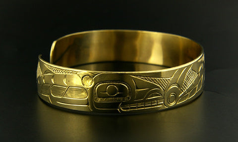 Pod of Whales - 14k Gold Bracelet