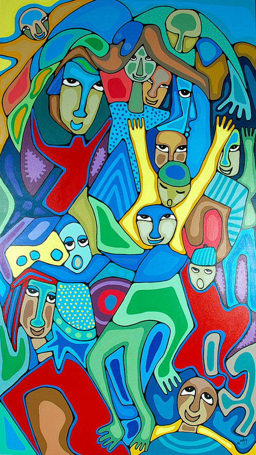 The Joy of Play - Acrylic Painting on Canvas – Lattimer Gallery