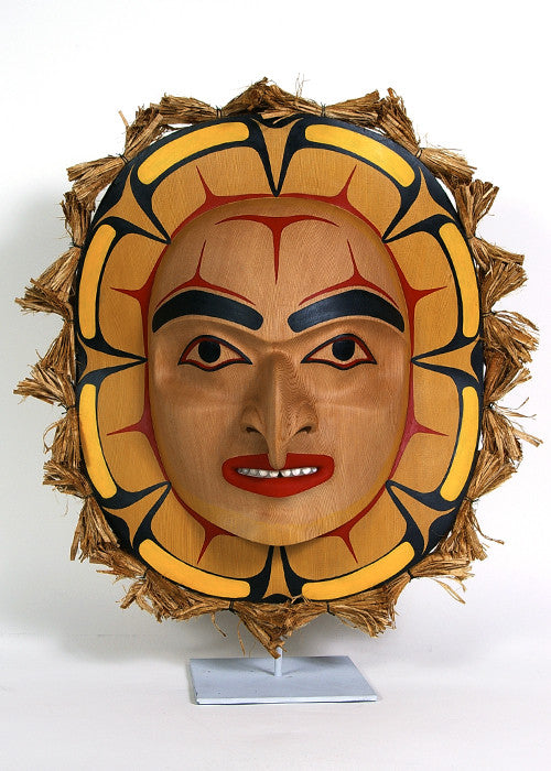 Sun - Red Cedar Mask – Lattimer Gallery