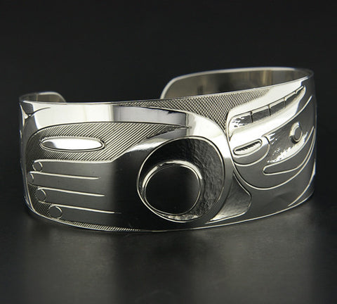Raven and Light - Sterling Silver Bracelet