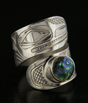 Frog - Silver Wrap Ring