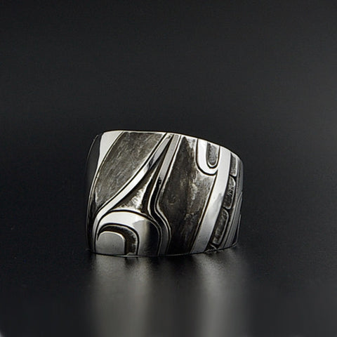 Abstract - Silver Ring
