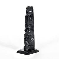 Rufus Moody - Thunderbird with Whale, Wasco with Whales - Argillite