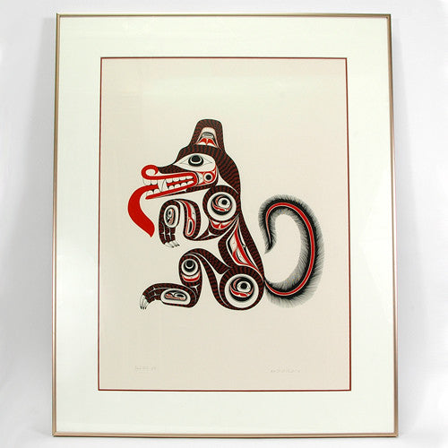 Bill Reid - Haida Wolf (G&#333;dj) - Prints