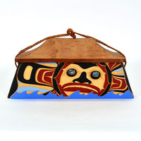 James Michels - Sun, Moon, Snow Drop and Yellow Flower - Bentwood Boxes