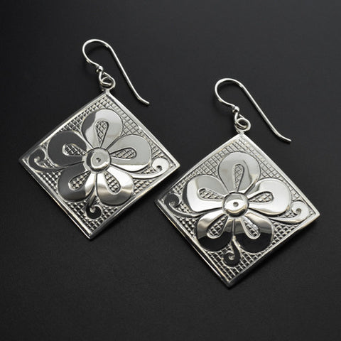 Floral - Sterling Silver Earrings