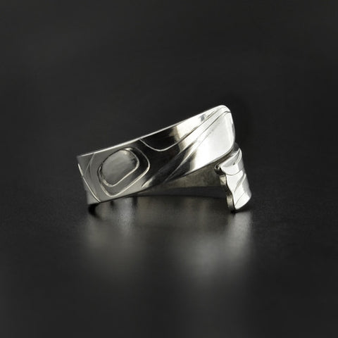 Hummingbird - Silver Wrap Ring