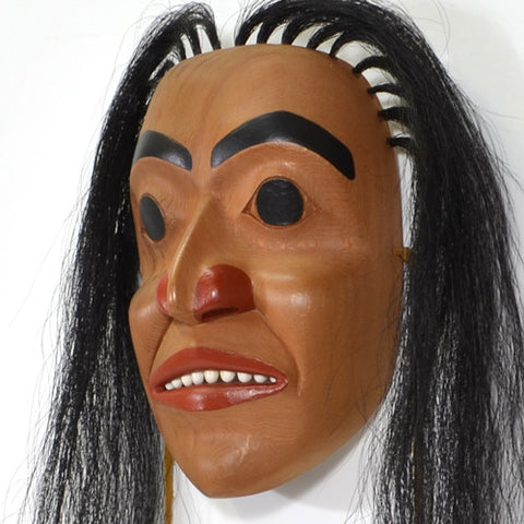 Tsimshian Portrait - Red Cedar Mask