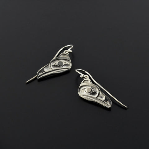 Raven - Silver Earrings