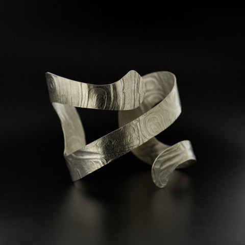 Abstract - Silver Bracelet