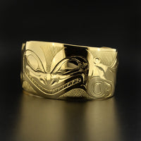 Clarence Mills - Haida Killerwhale - Gold Jewellery