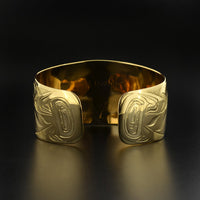 Clarence Mills - Haida Killerwhale - Gold Jewellery
