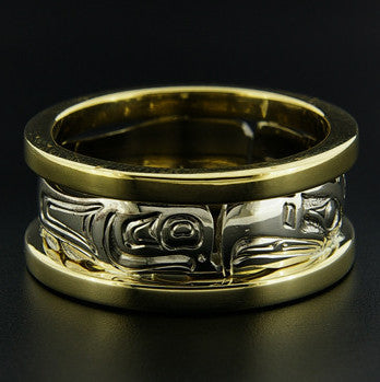 Eagle & Raven - 18k Gold Ring