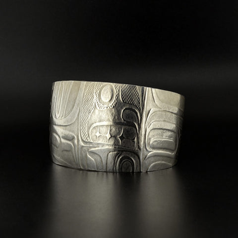 Abstract - Silver Cuff