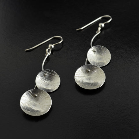 Puddles - Silver Earrings