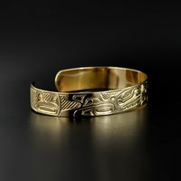 Shawn Edenshaw - Wolf and Whale - Gold Jewellery