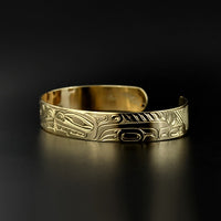Shawn Edenshaw - Wolf and Whale - Gold Jewellery