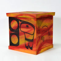 Ian Reid - Raven Obtains In-light-tenement - Bentwood Boxes