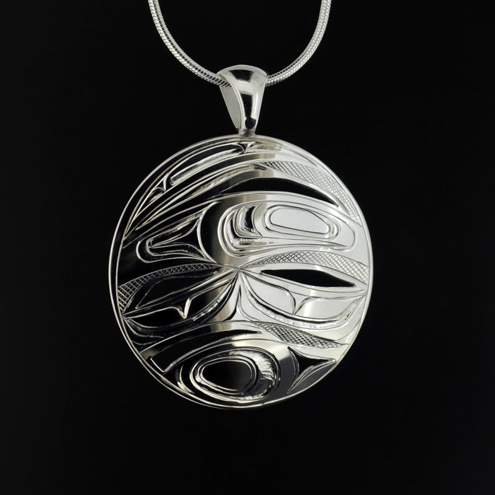 Layers of Earth and Oxygen - Silver Pendant
