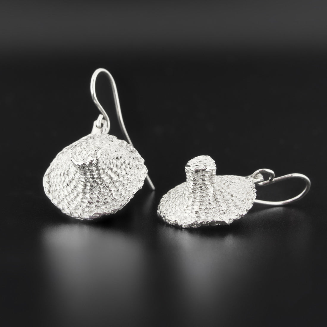 Cedar Hats - Silver Earrings