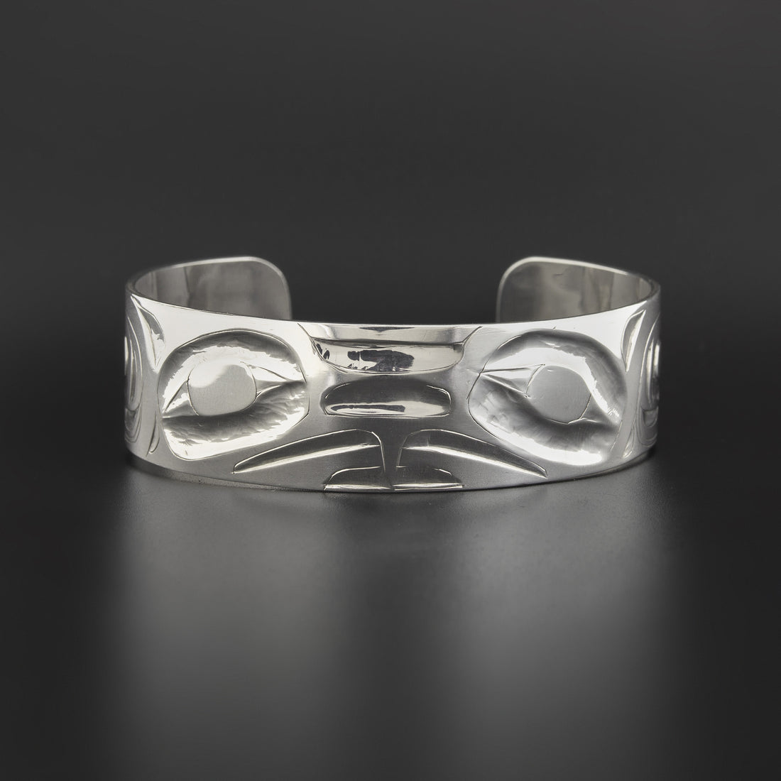 Frontal Eagle - Silver Bracelet