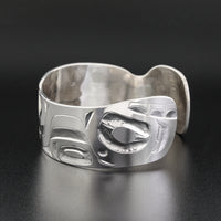 Mother and Playful Baby - Silver Bracelet