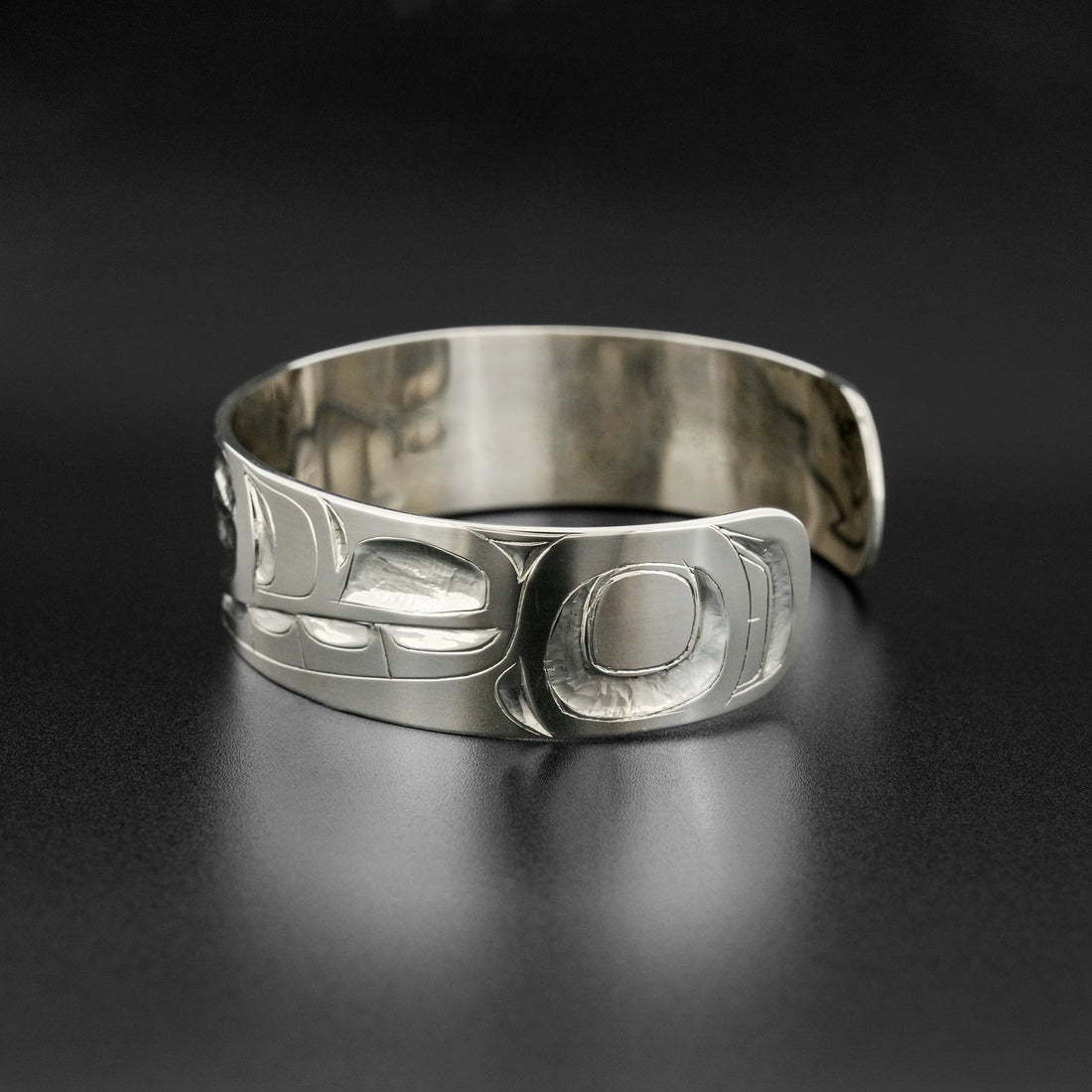 Wolf and Eagle - Silver Bracelet