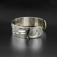 Wolf and Eagle - Silver Bracelet