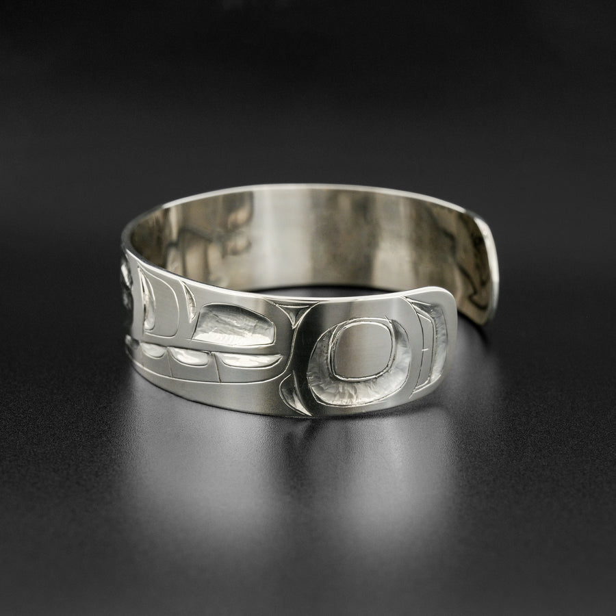 Wolf and Eagle - Silver Bracelet