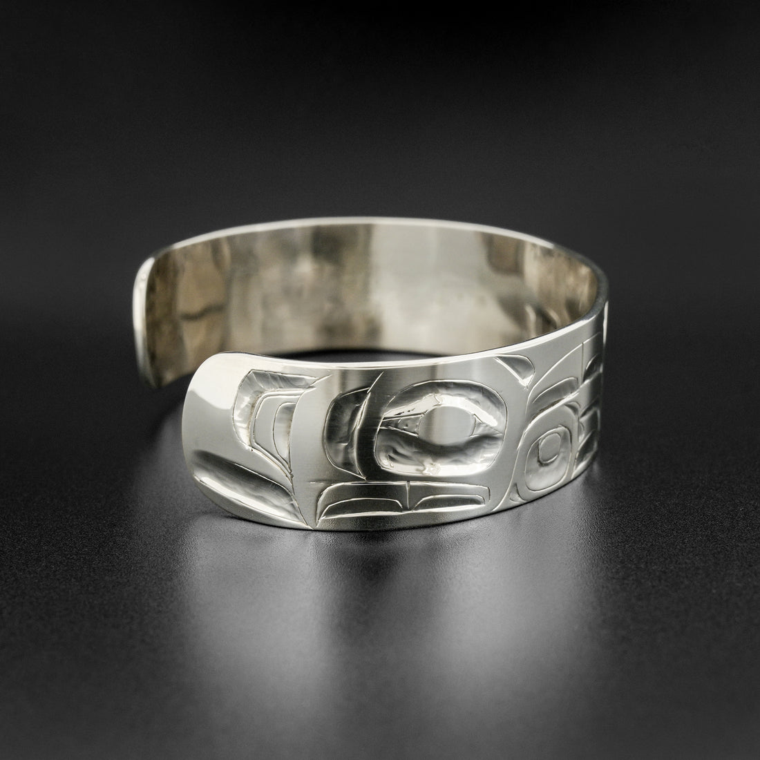 Wolf and Eagle - Silver Bracelet