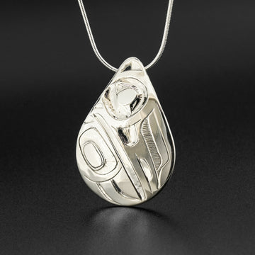 Hummingbird - Silver Pendant