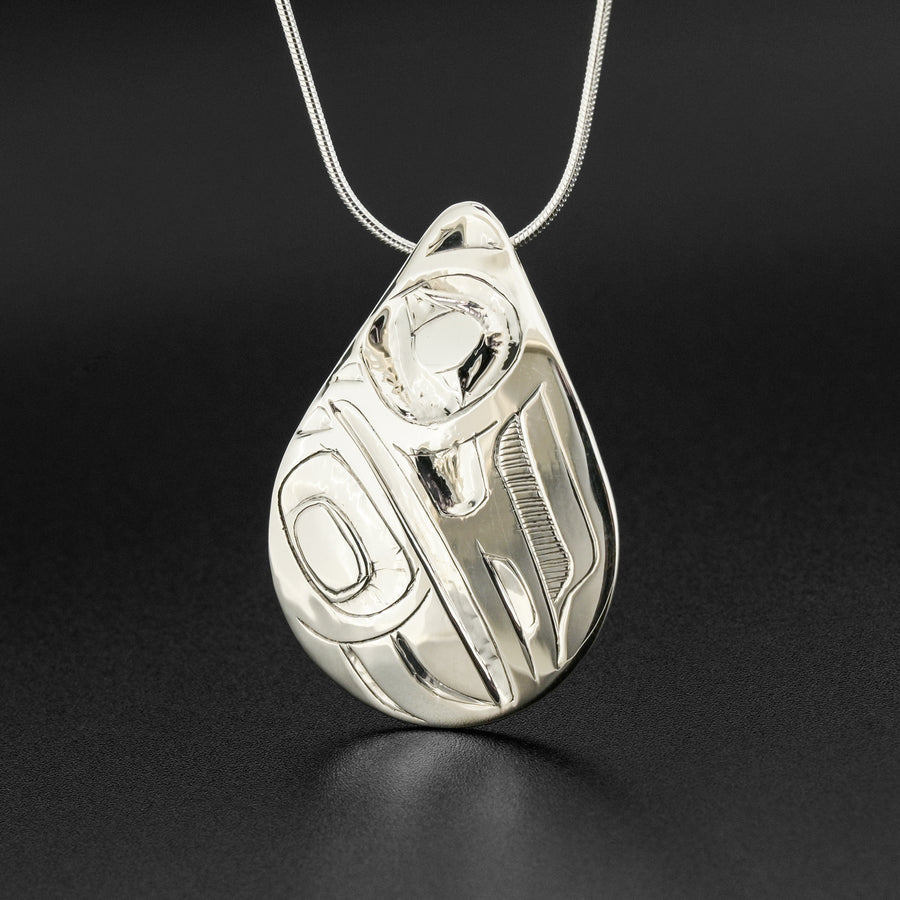 Hummingbird - Silver Pendant